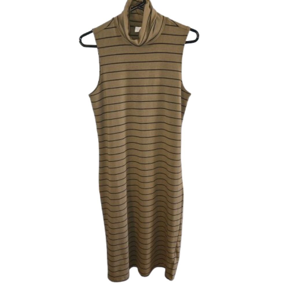 Old Navy Turtleneck Sleeveless Striped Dress Size MediumTall